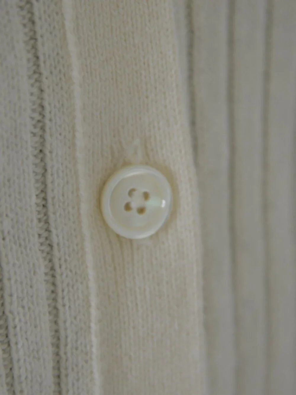 Aritzia Wilfred Manila Cotton Wool Cream Cardigan Sz M - Picture 9 of 10